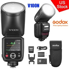 Godox V100N 2.4G Wireless TTL HSS Camera Flash Light Speedlite for Nikon Camera