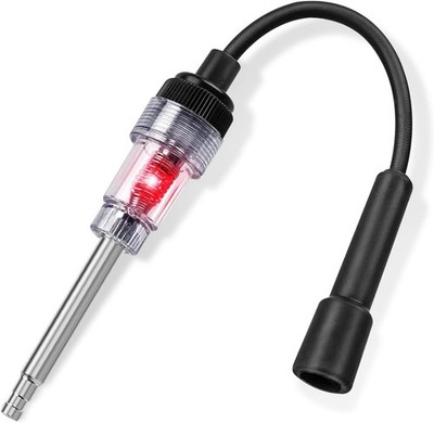 Inline Spark Plug Tester, Auto Straight Boot Engine Ignition Tester, Internal Ex