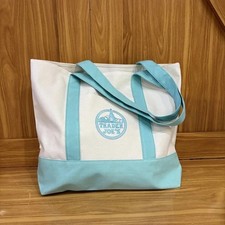 TRADER JOE'S LARGE CANVAS BAG HEAVY COTTON REUS SHOPPING BAG LAKE GREEN US