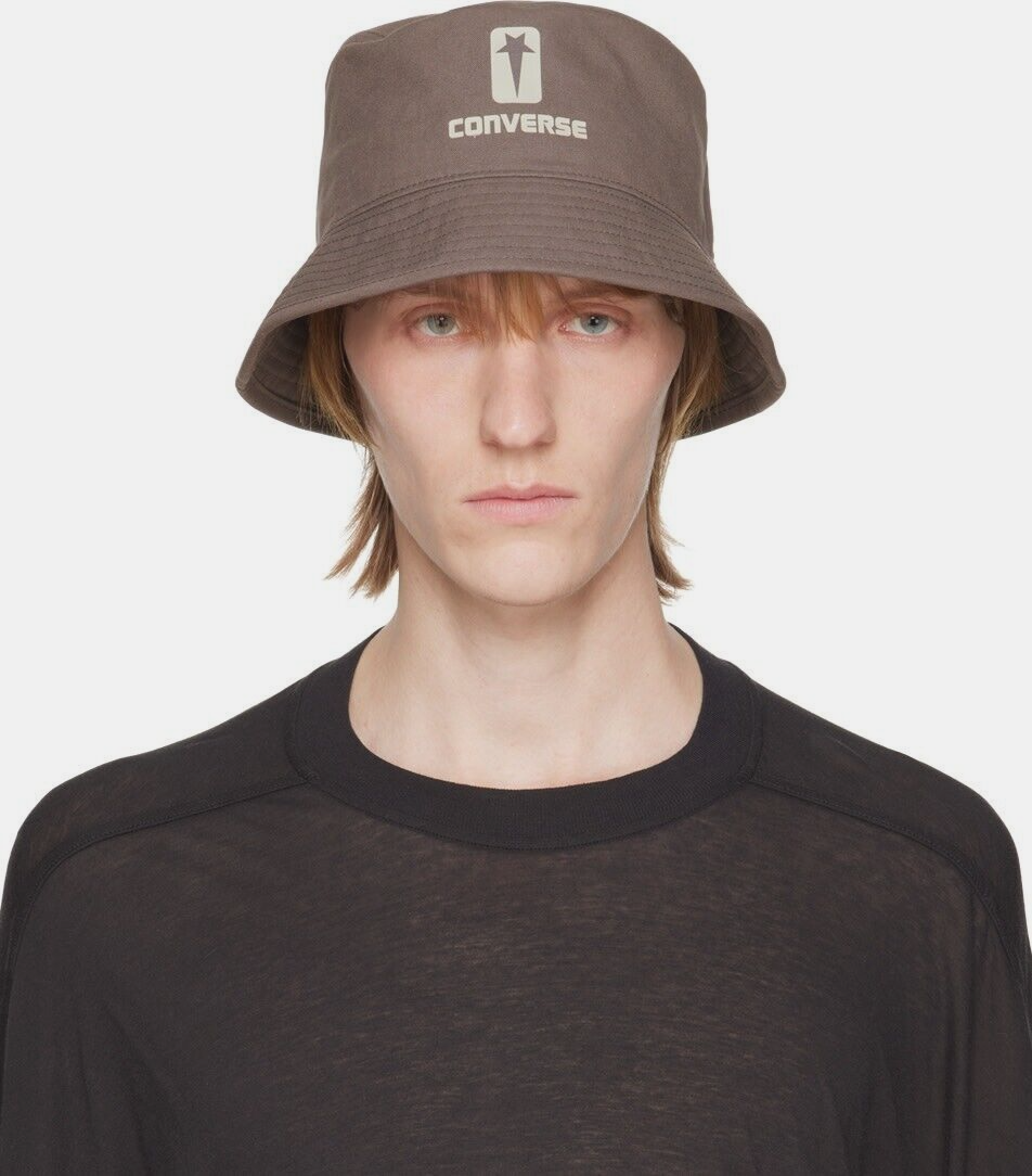 帽子 Rick Owens backet hat Black Beach Bucket Hat by Rick Owens on Sale