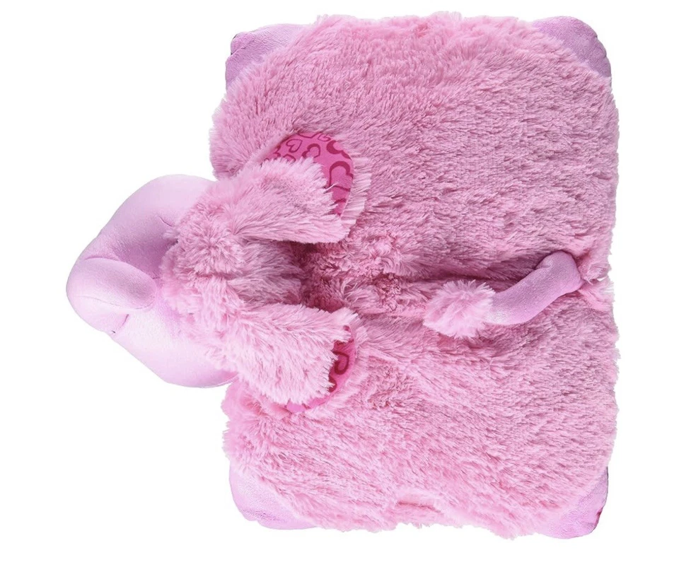 Autêntico travesseiro animais de estimação namorados elefante XOXO grande 18" brinquedo de pelúcia presente - Imagem 2 de 2