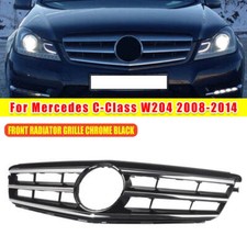 Kühlergrill Metallic Grill Avantgarde Für Mercedes-benz C-klasse W204 08-14 2012