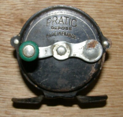 Ancien Moulinet De Pêche En Tôle Emboutie – Pratic Déposé – France