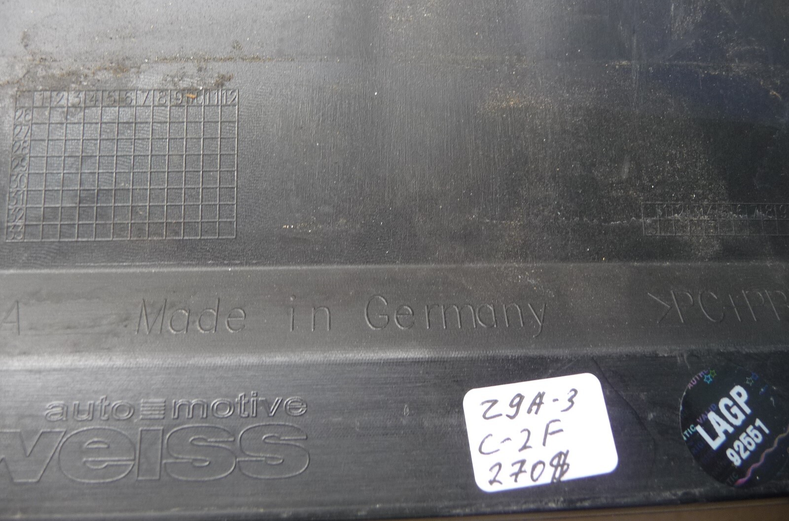 16-18 Bentley Bentayga BY636 rear Bumper Lower Diffuser Spoiler 36A807521B OEM