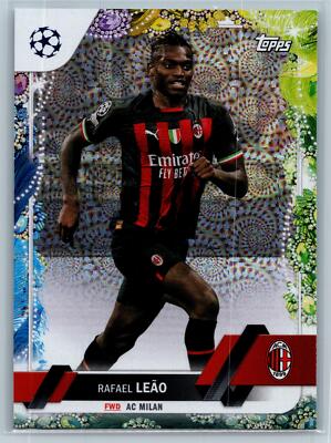 Rafael Leão 2022-23 Topps UEFA Club Competitions Carnaval Edition Samba #146