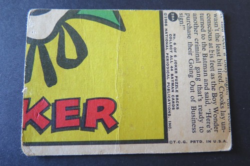 1966 Topps Batman Series A Red Bat Logo Tarjetas individuales tú eliges Completa tu conjunto - Imagen 85 de 139
