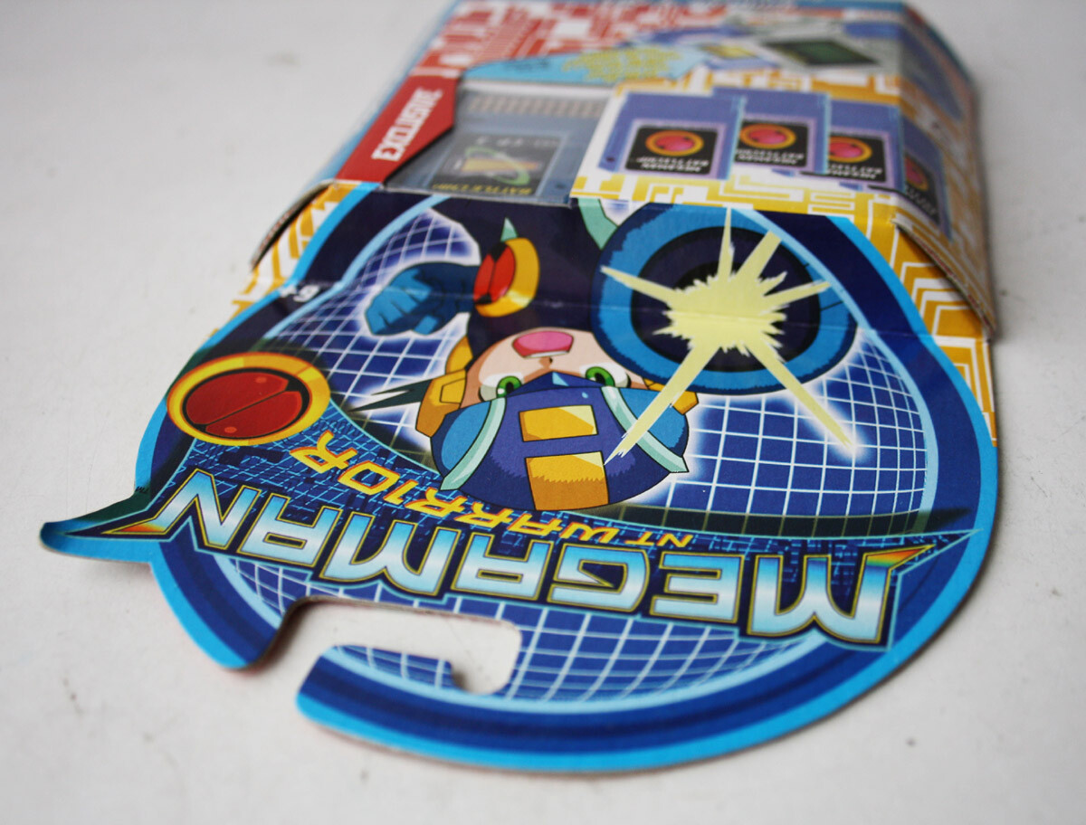 2004 MEGAMAN NT WARRIOR BATTLECHIP 5 PACK BLUE CP3 MATTEL NEW