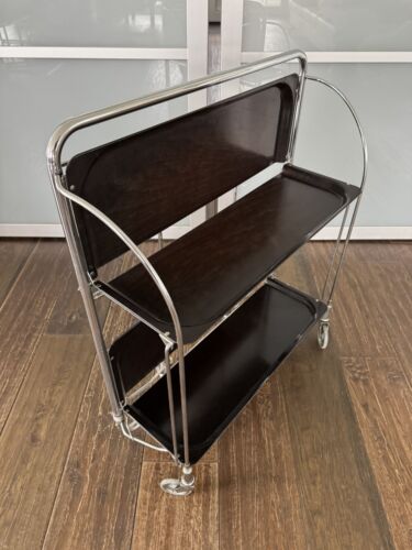 Dinett Bremshey Servierwagen 70er Jahre - Seltene Farbe Top Zustand - Bild 4 von 8