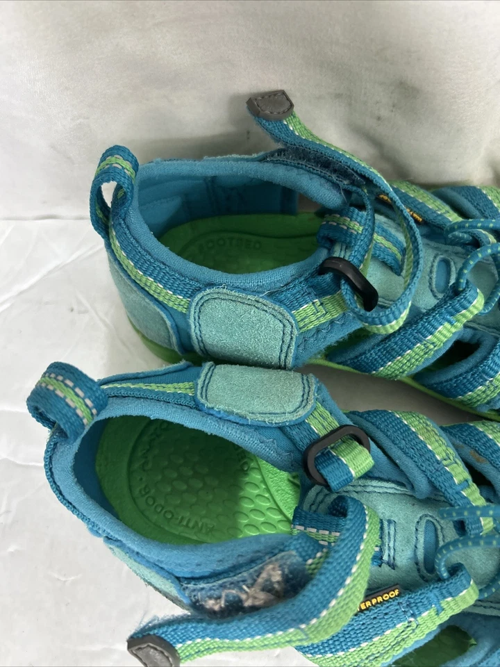 Keen Newport H2 Jóvenes Niños Grandes Niñas Azul Verde Sandalias Zapatos Talla 11 Foto 4 de 4