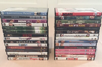 DVD Movies & TV Shows, Various Titles from 2002-2009 (Lot of