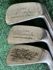 Vintage Spalding Rob T Jones Jr Tournament Model Irons 2 4 7
