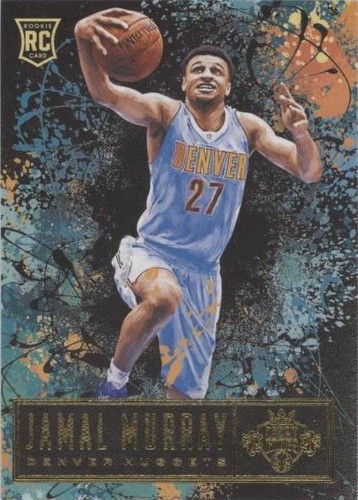 nbaカード jamal murray auto rc courtkings 2016-17 Jamal Murray Panini Court Kings Fresh Paint Rookie On Card