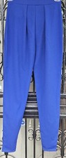 PRETTY LITTLE THING ROYAL BLUE WOMEN'S PULL-ON PANTS SZ. 4
