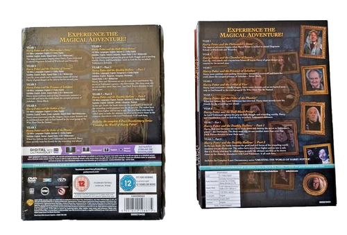 NEW* Harry Potter Complete 8 Film Collection (16 Disc DVD Set, 2016) Slipcover - Picture 3 of 3