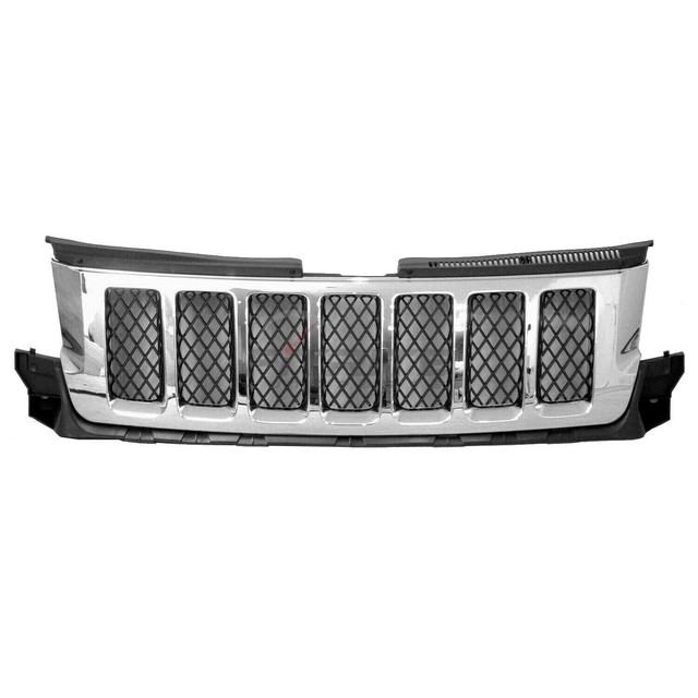 Grille Black Chrome Ch1200363 Fits 2011-2013 Jeep Grand ...