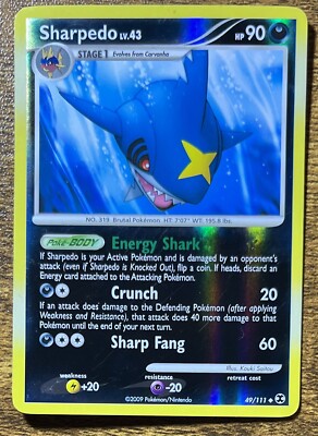 POKEMON SHARPDEO LV.43 49/111 RISING RIVALS UNCOMMON