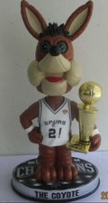 San Antonio Spurs Coyote Mascot 2014 NBA Champ Bobble Head 8