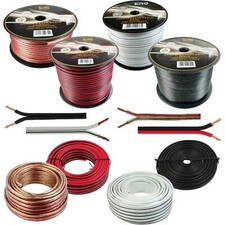 5-100m Lautsprecherkabel 100% CCA Kupfer Audi...