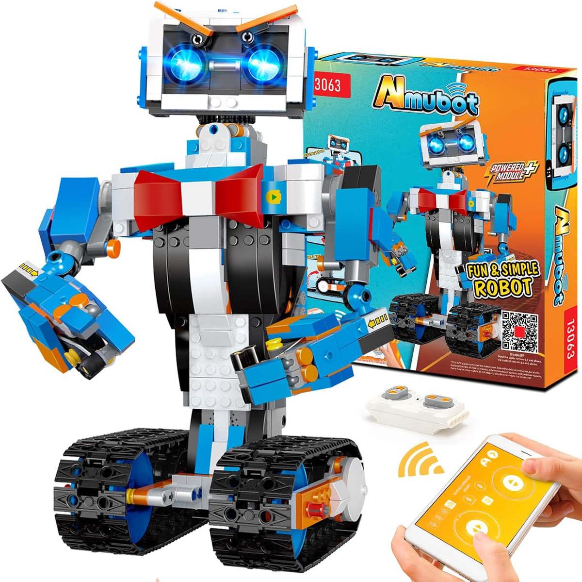 STEM Robot Toys for Kids, Science Building Block Kit for Boy and Girl,  Education