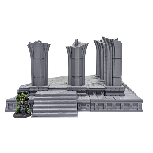 Crusaders Terrassenruinen, gotischer Stil - 28 mm Tischplatte Streuung Gelände 3D-Druck - Bild 4 von 7