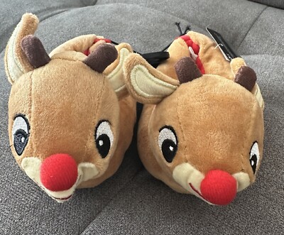 Slippers Rudolph The Red Nosed Reindeer Youth Size