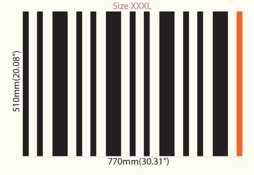 Candy Strip STENCIL Allover Cake Pattern Paint Wall Furniture Reusable Art TE508 - Picture 17 of 20