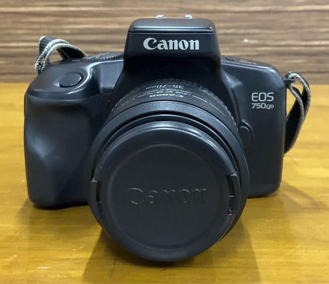 CANON　EOS　750ＱＤ Canon EOS 750QD SLR film camera with lens and strap | eBay