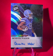 DEVONTEZ WALKER 2024 LEAF PRESS PASS PREMIUM REFLECTOR  3/8 AUTO RAVENS