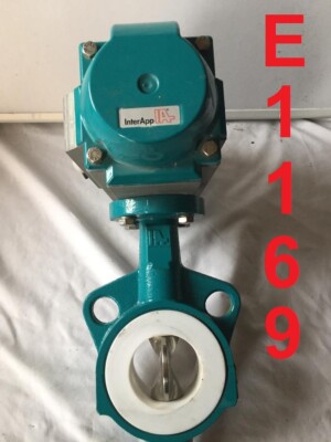 InterApp IA250 Pneumatischer Antrieb mit Absperrhahn Absperrklappe Drosselklappe