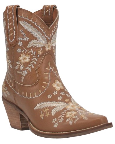 Dingo Dust Bowl Embroidered Cowboy Boot \'Dark Brown\' DI605 size 10 Dingo Mens Dust Bowl Embroidered Round Toe Cowboy Mid Calf  main image 3