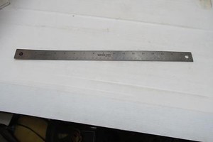 Westcott Since 1872 18 Inch Metal Rule With CM and Cork Non Slip Back Stainless