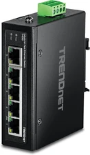 5-Port Industrial Fast Ethernet Din-Rail Switch, TIE50, 5 X Fast Ethernet Ports,
