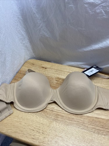 NEW WOMEN SIZE 40C MAIDENFORM STRAPLESS PUSH UP UNDERWIRE BRA STYLE # SN6990 - 第 1/6 張圖片