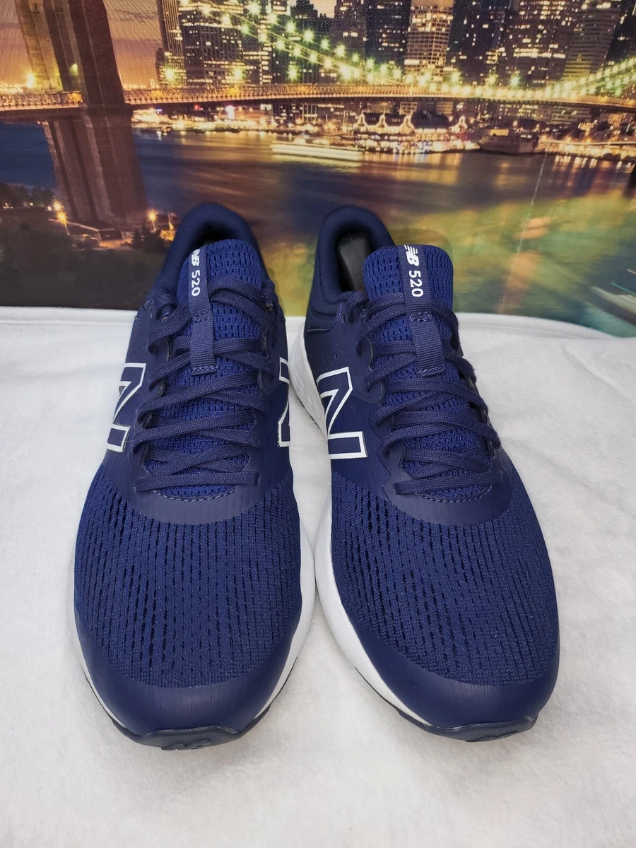 New Balance Men s 520 V7 Running Shoe Blue Navy White 10