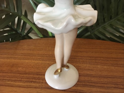 *Rare* Vintage Wallendorf Germany Ballerina Girl Dancer Porcelain Figurine - Picture 10 of 12