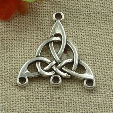 Free Ship 80 pcs tibetan silver earring connectors 29x25mm L-3125