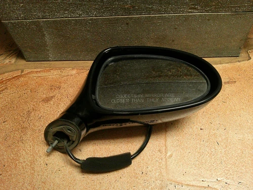 99-05 MAZDA MX-5 MIATA RH, PASSENGER SIDE POWER MIRROR, BLACK, OEM