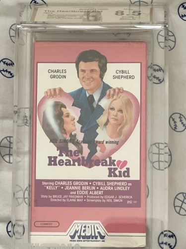VERTICAL MEDIA WM The Heartbreak Kid VHS 1983 FULL BOX academy award CGC Beckett