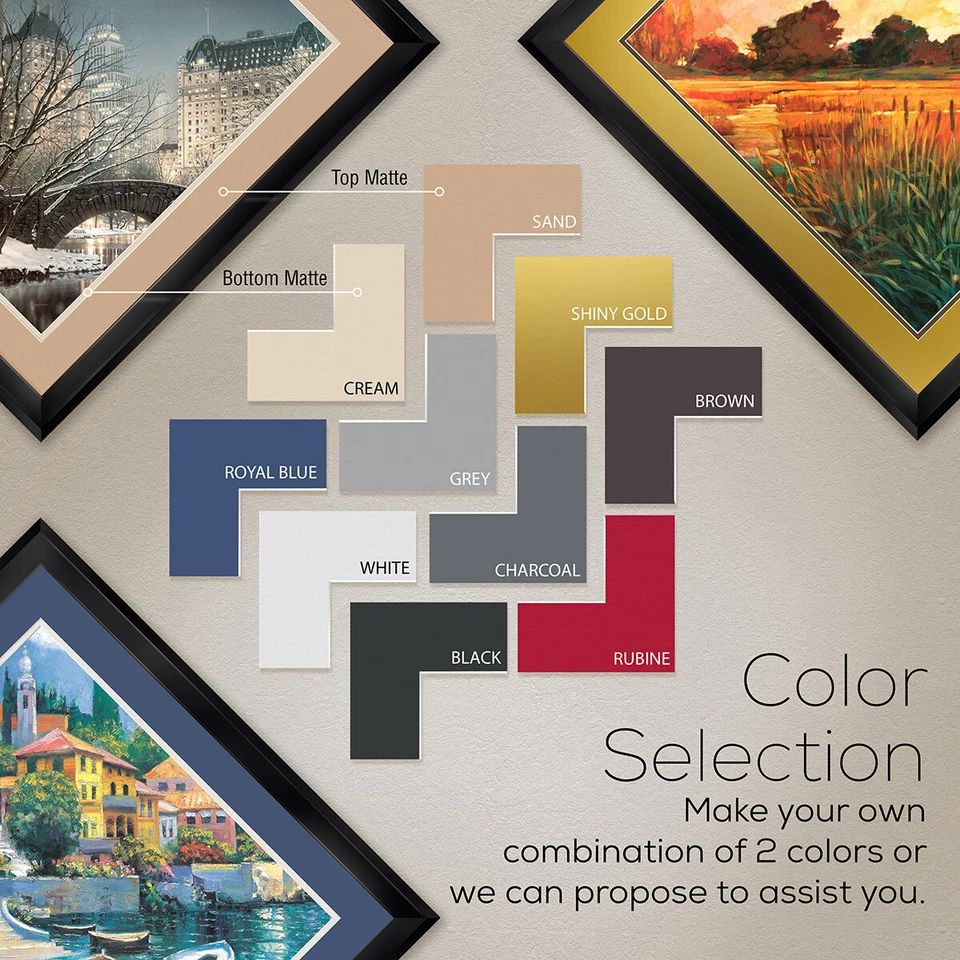 40W"x32H" TRAIN SMOKE de EDVARD MUNCH - DOBLE MATE, VIDRIO y MARCO Foto 4 de 4