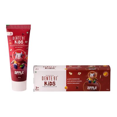 Kids Toothpaste, Protects against dental caries & Hypersensitivity, 45g, Dente91