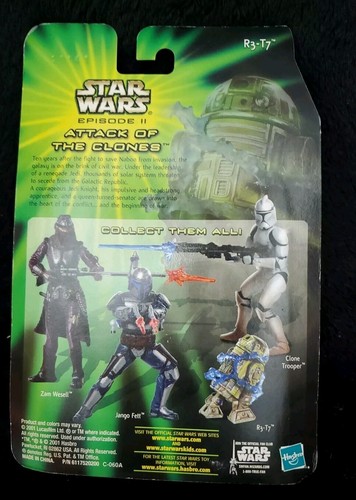 Star Wars Attack Of The Clones Sneak Preview R3 T7 Droid - Sealed Case - Picture 2 of 5