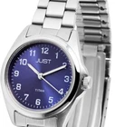 Titanium Women's Watch Quartz Analog Wristwatch Blue Silver Titanium Strap JUST JU10156