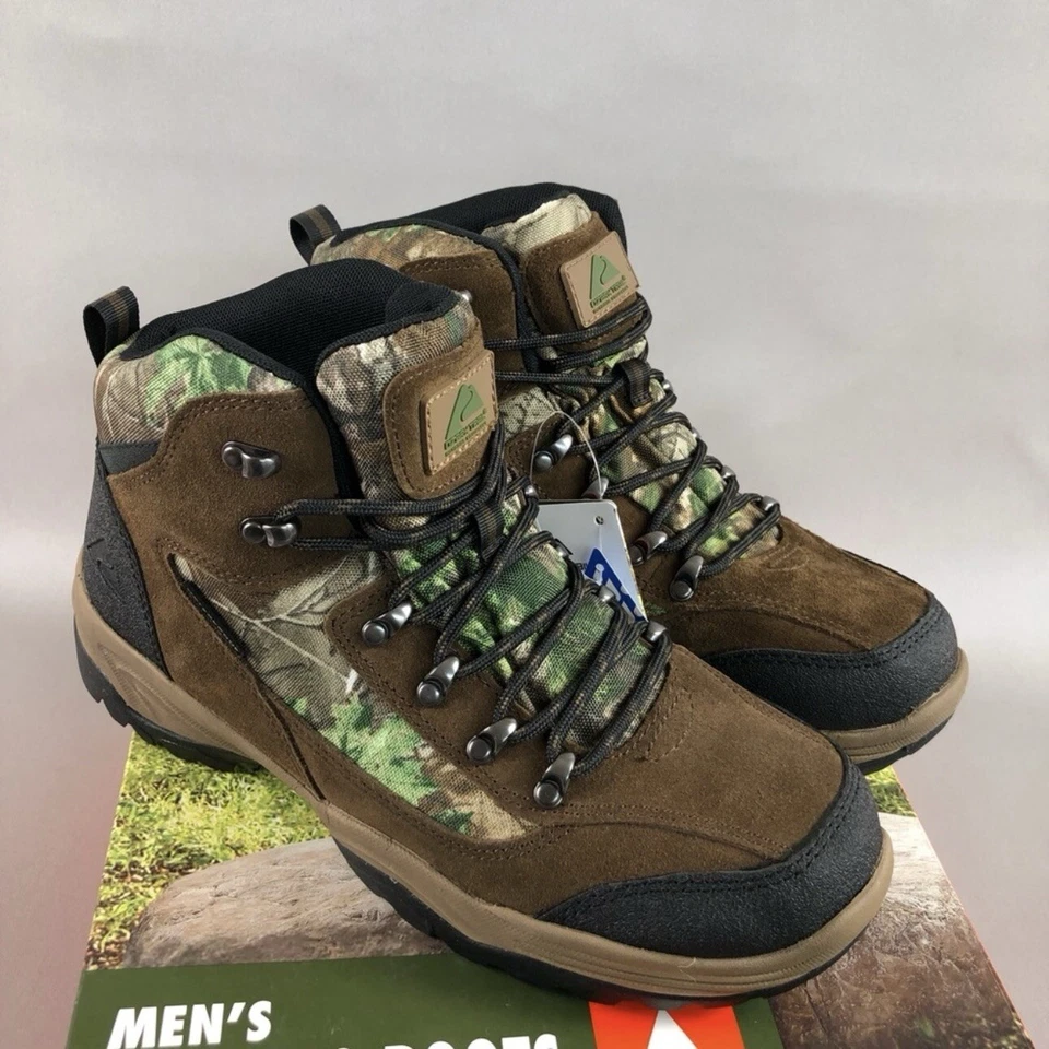 Ozark Trail Men's Brush Ankle High Waterproof Camo Mid Hiking Boots NEW - Image 3 of 4