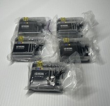 Brother LC103XL Ink Cartridges Black New Sealed NIP 5 Pcs