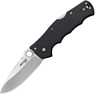 Cold Steel Silver Eye Lockback Carbon Fiber Folding CPM-S35VN Knife 