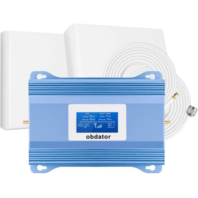 Cell Phone Signal Booster for All US Carriers Voice + Data for 5G 4G LTE 3G 