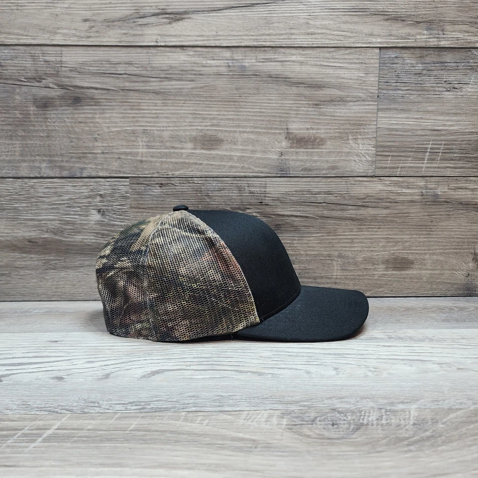 Mossy Oak Camouflage Cap Hat Adult Mens Trucker MeshBack SnapBack Outdoors - Image 3 of 4