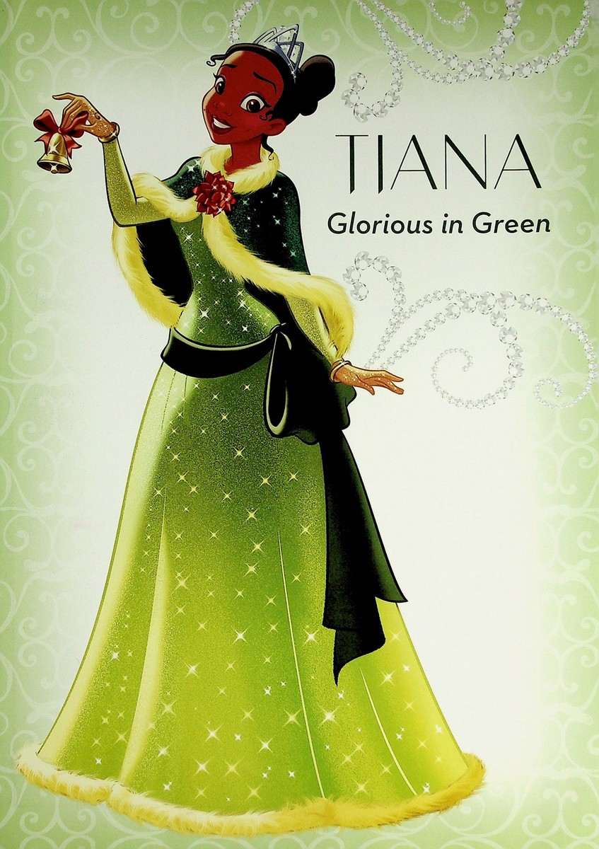tiana in green dress - Glorious - Disney Princess Mini Poster 7.5x11 And The Frog collection:longsleevedresses