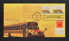 2023 School Bus Additional Ounce Stamp FDC - Design 2 - Ciccolella  Cachets