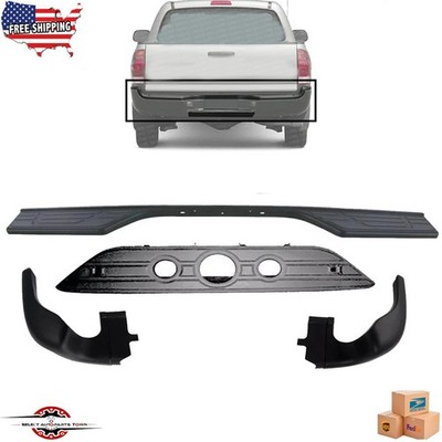 Fits 2005-2015 Toyota Tacoma Rear Bumper Side Extension Top Pad Lower Center Pad